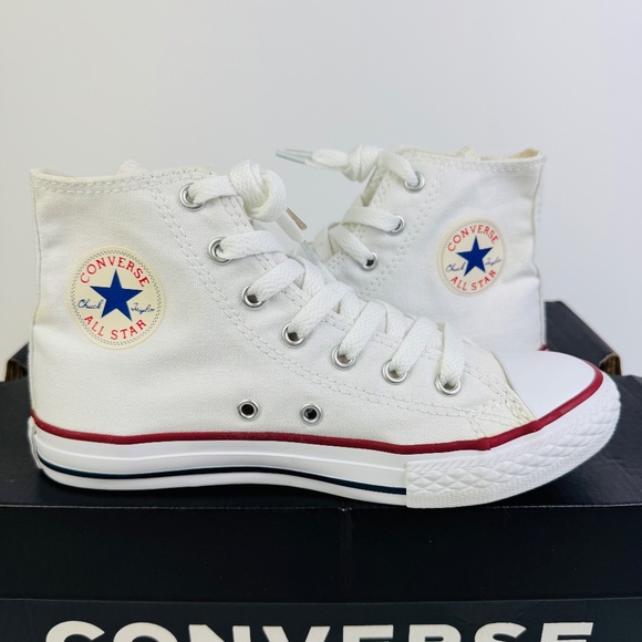 Converse All Star Chuck Taylor White Hi Top Sneakers Junior's Size 3 (Wmns 5) - Picture 9 of 13
